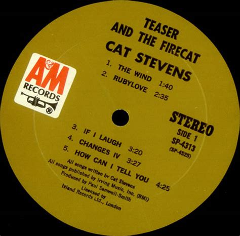 Cat Stevens Teaser And The Firecat US vinyl LP album (LP record) (447349)