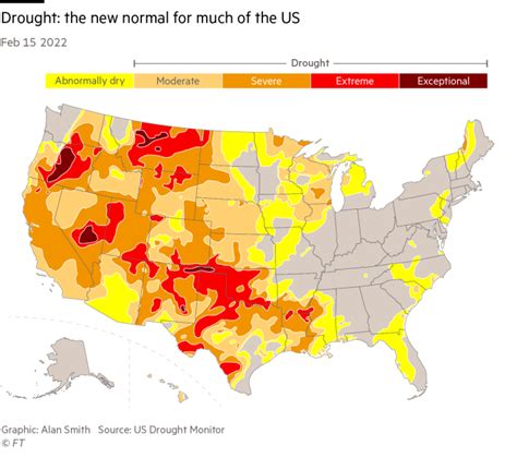 Climate graphic of the week: How severe drought has spread across the US