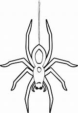Spider Coloring Template Coloring Pages sketch template