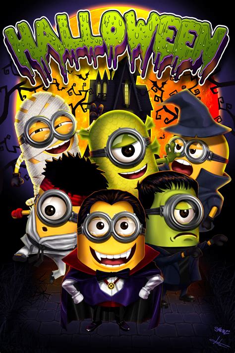 Pin by Darla Price-Bell on Halloween backgrounds | Minion halloween, Minions wallpaper, Minions ...