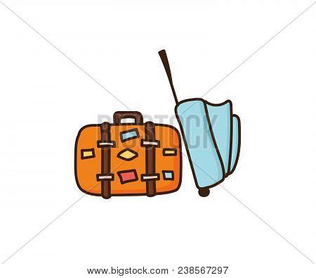 Luggage Stickers Images, Illustrations, Vectors - Luggage Stickers ...