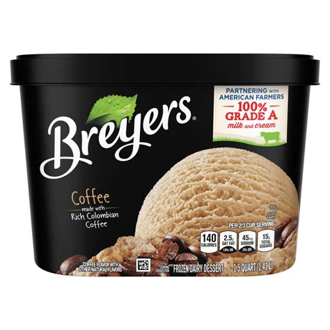 Breyers All Natural Ice Cream Coffee 1.5QT | Garden Grocer