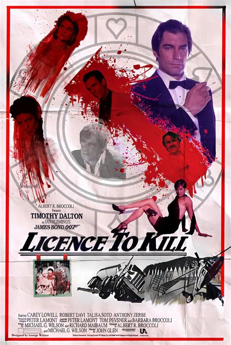 Licence to Kill {1989} Poster : r/JamesBond