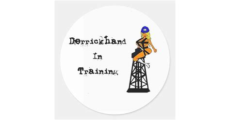 Derrickhand In Training Hard Hat Sticker | Zazzle.co.nz