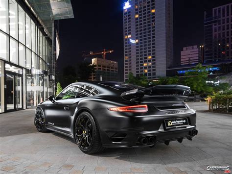 Tuning Porsche 911 Turbo S 991 2015, rear