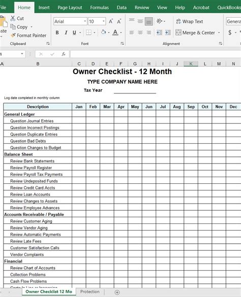 Month End Checklist Template | Download from Vitalics