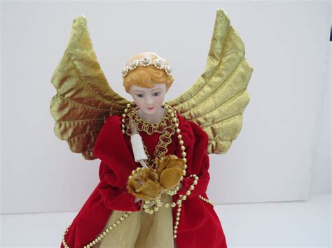 Angel Christmas Tree Topper, Christmas Angels, Vintage Christmas, Resin ...