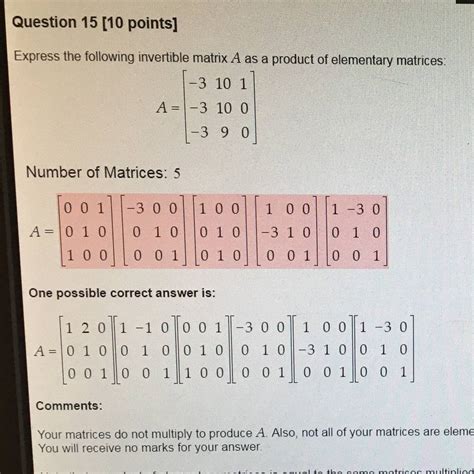 linear algebra - Elementary matrices help - Mathematics Stack Exchange