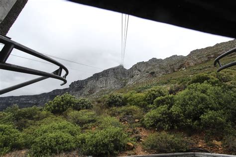 Table Mountain Cable Car, Cape Town, South Africa Stock Photo - Image ...