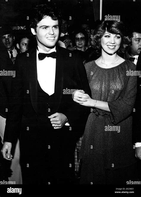 Donny osmond wife debbie Black and White Stock Photos & Images - Alamy