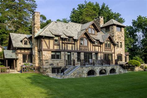 A Tudor Castle in Connecticut | Tudor house exterior, Tudor style homes ...