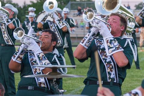 Madison Scouts - East Troy, WI: A close-up of two trumpets in the new ...