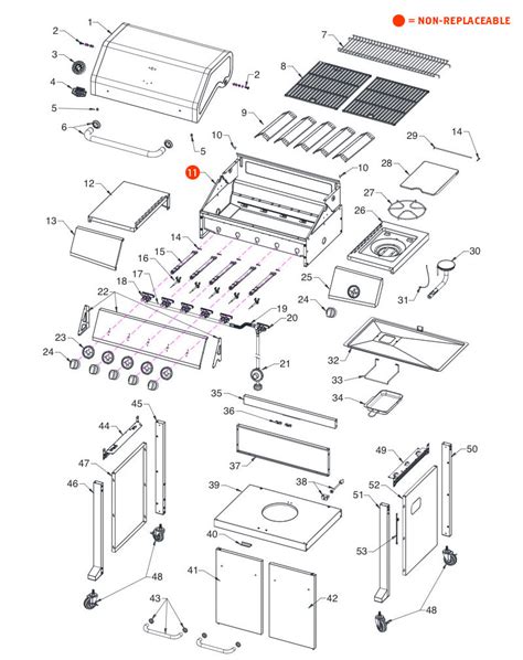 Replacement Grill Parts for Expert Grill 720-0968C