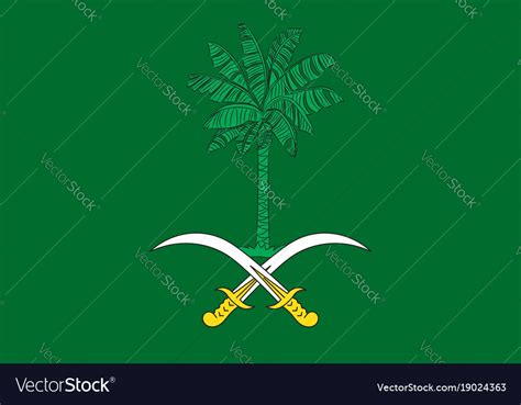 Flag of saudi arabia Royalty Free Vector Image