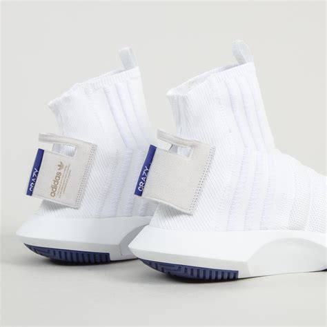 adidas Crazy 1 Sock ADV Primeknit (Footwear White/Footwear White/Real ...