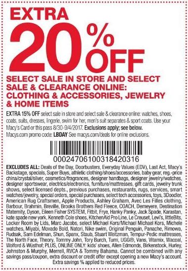 Macy's Coupons 2020 In Store | semashow.com