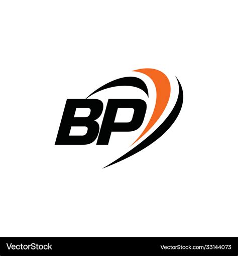 Bp monogram logo Royalty Free Vector Image - VectorStock