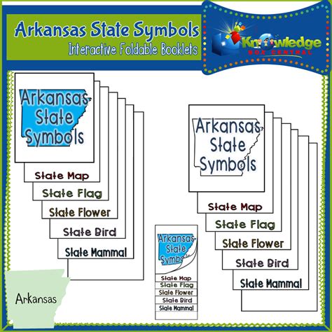 Arkansas State Symbols Interactive Foldable Booklets | Made By Teachers