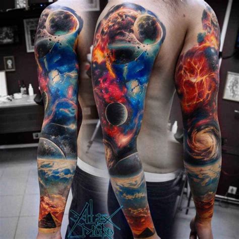 Outer Space Tattoo Sleeve | Best Tattoo Ideas Gallery | Space tattoo sleeve, Outer space tattoos ...