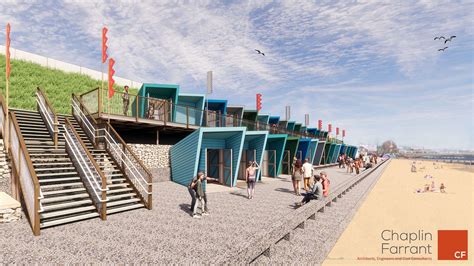 Work begins on new Lowestoft beach huts as part of town regeneration ...