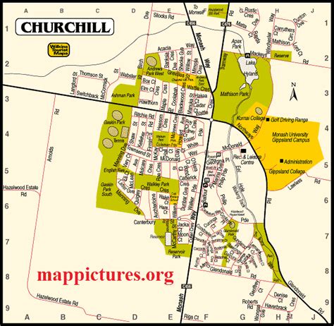 map of churchill - Map Pictures