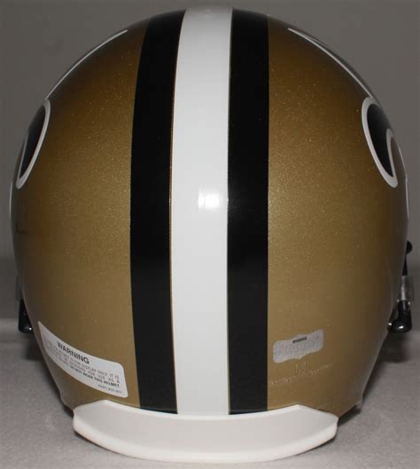 Archie Manning Signed Saints Throwback Full-Size Helmet Inscribed "1978 ...