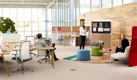 Collaborative Workspace from Haworth | Office design, Modern office design, Furniture