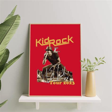 Kid Rock World Tour 2023 Poster Set, Kid Rock Anniversary Poster Set ...