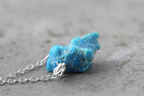 Turquoise Necklace Sagittarius Birthstone by CoastalAlchemy