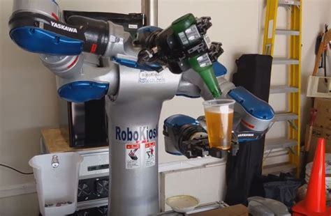 Robotic Bartender Serving Beer - Robotic Gizmos