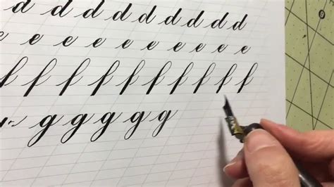 Copperplate Font Alphabet