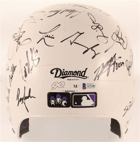 2001 Diamondbacks Full-Size Batting Helmet Team-Signed by (41) with ...