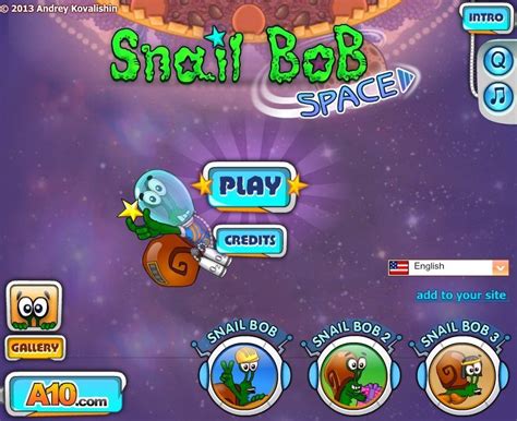 Snail Bob 4 space game