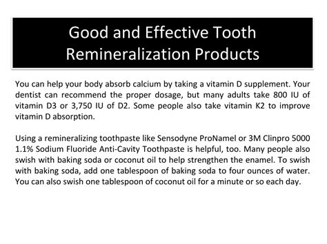 PPT - What is Tooth Remineralization PowerPoint Presentation, free ...