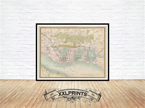 Old Map of Portsmouth 1841 Rare Map Antique Map United - Etsy | Old map, Fine art photo ...