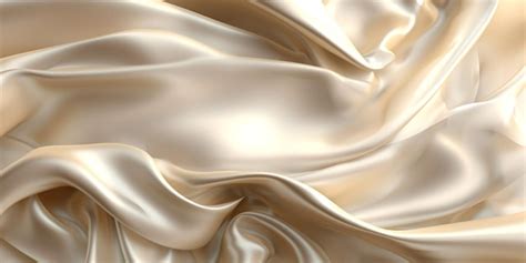 Premium AI Image | pure white satin fabric