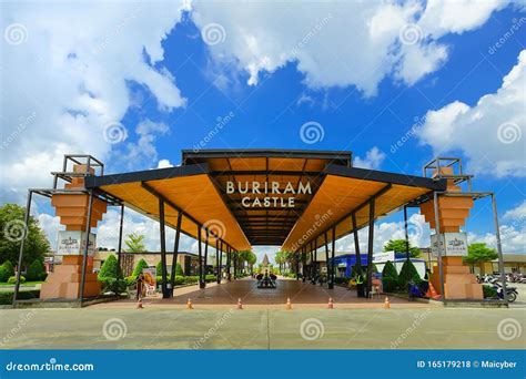 Entrance of the Famous Buriram Castle in Buriram Province,Thailand Editorial Stock Photo - Image ...