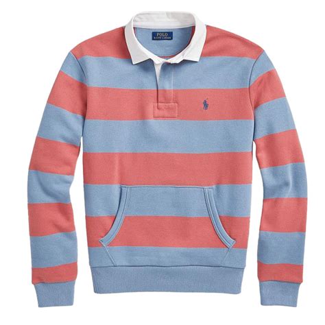 Polo Ralph Lauren Rugby Sweatshirt Adirondack Berry / Channel Blue ...