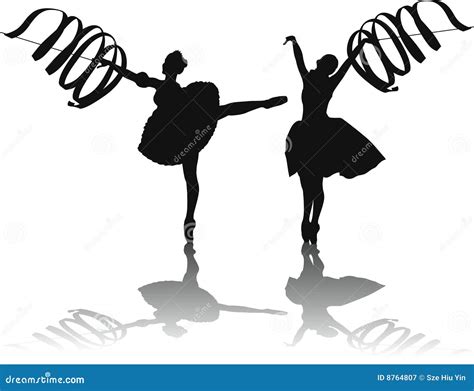 Ribbon Dance Royalty Free Stock Photography - Image: 8764807