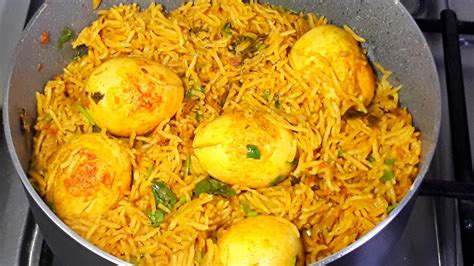 Anda Masala Rice | Bachelors Recipe | Egg Masala Rice Recipe | Anda Pulao Quick Egg Biryani ...