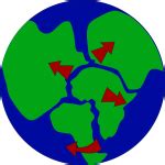 Pangaea map | Free SVG