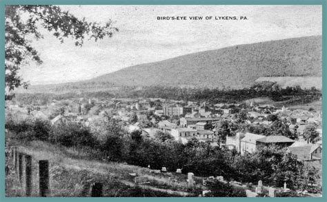 Another Birdseye View of Lykens – Lykens Valley: History & Genealogy