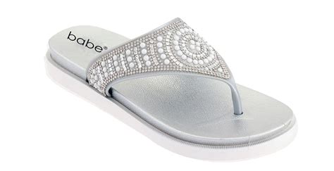 Women's Dressy Glam flip flop with Rhinestones, Thong Sandal dressy ...