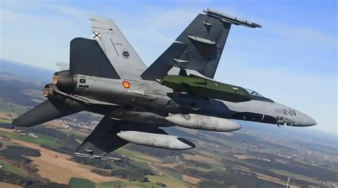 Interesting Photos Of Spanish EF-18 Hornet With Inert Upgraded Taurus 350 Stand-off Air-Launched ...