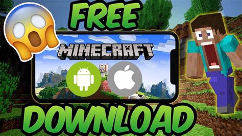 Minecraft Pocket Edition FREE ⛏️ How to Download Minecraft PE FREE iPhone and Android ...