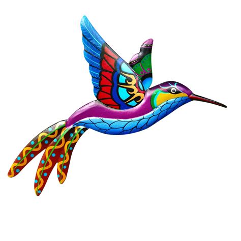 Metal Hummingbird Sculpture Hanging Wall decor for art for indoor and ...