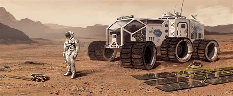 Concept art for The Martian by Oleg Zherebin | human Mars