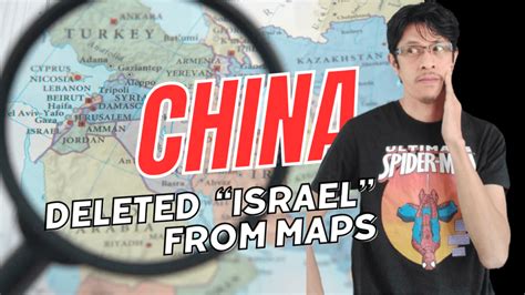 Chinese World Map 2023, Israel Removed!