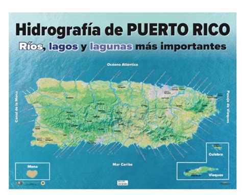 Poster Hidrografía de Puerto Rico – Humacao School Supply