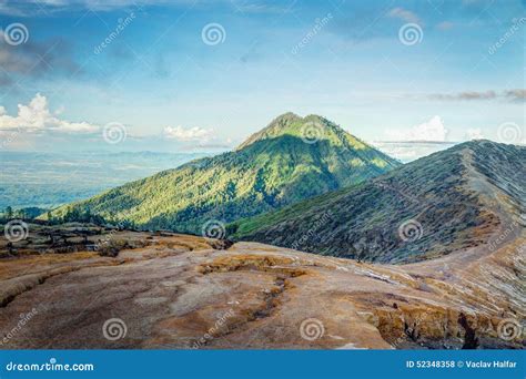 Gunung Raung volcano stock photo. Image of indoneisa - 52348358